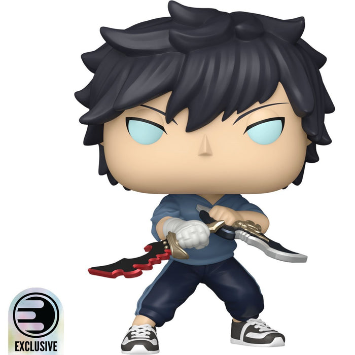 Solo Leveling Sung Jinwoo (Upgrade) Funko Limited Edition Supreme Pop! 9500 PCS Vinyl Figure #2037 - Entertainment Earth Exclusive