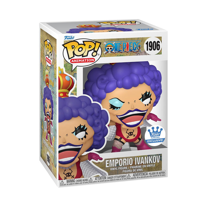 Funko Exclusive One Piece Emporio Ivankov Pop! Vinyl Figure with Pop! Protector #1906
