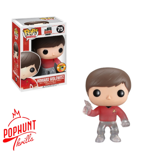 Howard Wolowitz #75 2013 San Diego Comic Con Exclusive Funko Pop! Television The Big Bang Theory 1008 piece Limited