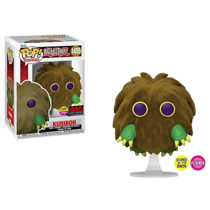 Yu-Gi-Oh! Kuriboh Flocked & GITD Pop! Vinyl Figure #1455 AAA Exclusive