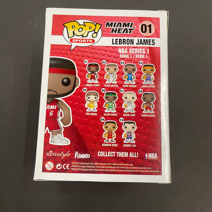 Lebron James #01 Funko Pop!  Basketball NBA Miami Heat