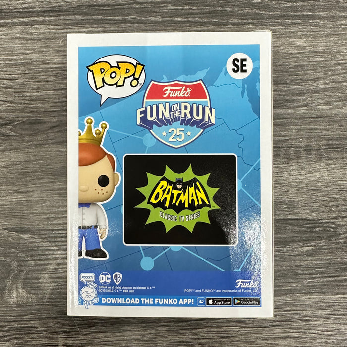 Freddy Funko as The Dynamic Duo #SE Chase Limited Edition 2023 Fun On The Run Travel Edition Funko Pop!