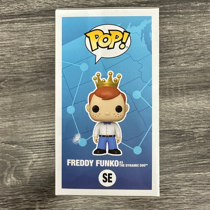 Freddy Funko as The Dynamic Duo #SE Chase Limited Edition 2023 Fun On The Run Travel Edition Funko Pop!