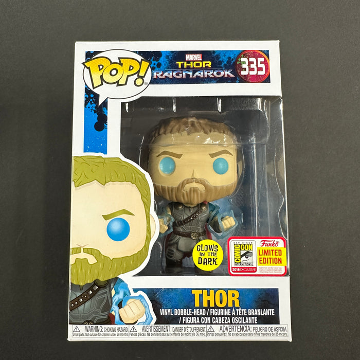 Thor #335 2018 San Diego Comic Con Exclusive Glows in the dark Funko Pop! Marvel Thor Ragnarok