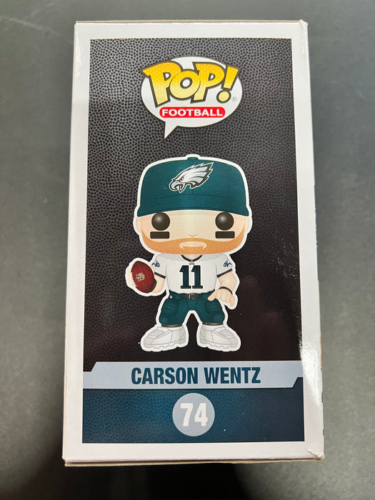 ***Signed*** Carson Wentz #74 Funko Pop! NFL Football Eagles