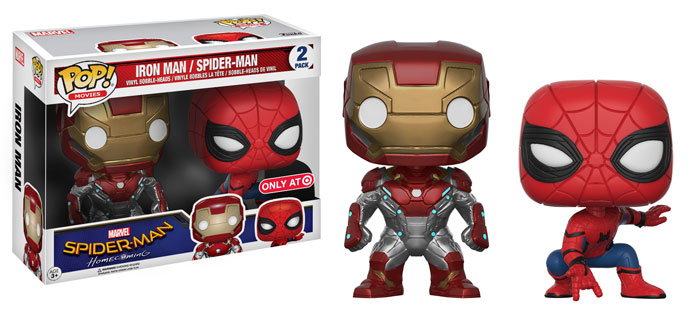 Iron Man / Spider-Man (2-Pack) Only @ Target Funko Pop! Marvel Movies Spider-Man Homecoming