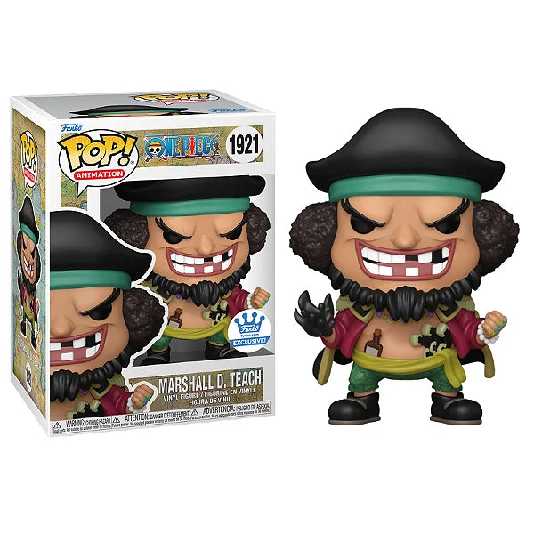 Funko One Piece Marshall D. Teach Pop! Vinyl Figure Funko Exclusive #1921 W/ Pop! Protector
