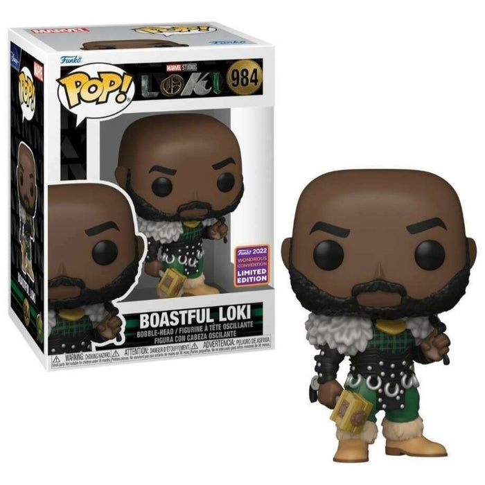 Boastful Loki #984 Funko 2022 Wondrous Convention Limited Edition Funko Pop! Marvel Studios Loki