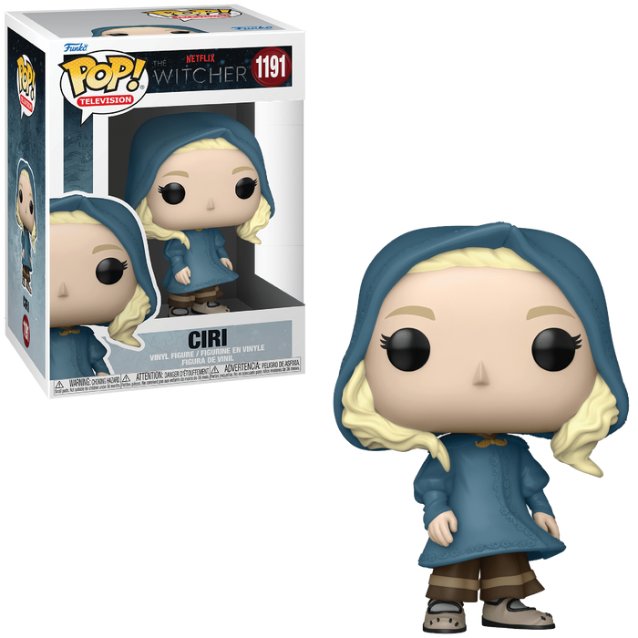 Funko Pop! Television figure of Ciri from The Witcher, number 1191 in the collection.