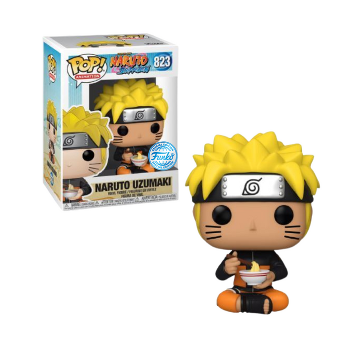 Naruto Uzumaki (Naruto Eating Noodles) #823 Special Edition Sticker Funko Pop! Animation Naruto Shippuden
