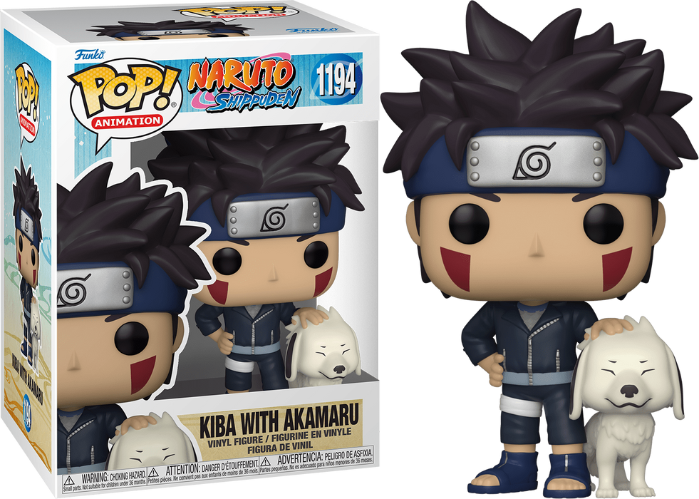 Kiba With Akamaru #1194 Funko Pop! Animation Naruto Shippuden