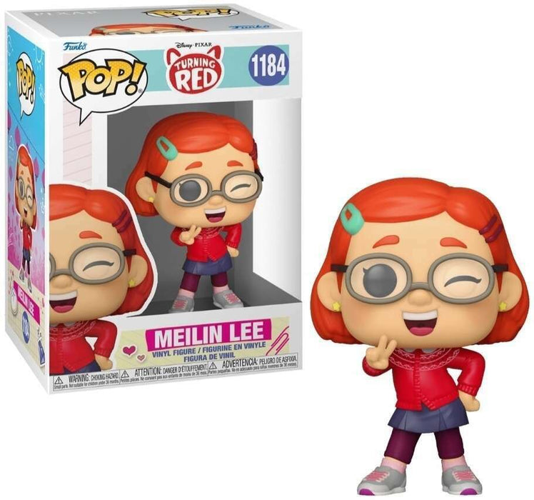 Funko Pop! figure of Meilin Lee from Disney's Turning Red, number 1184.