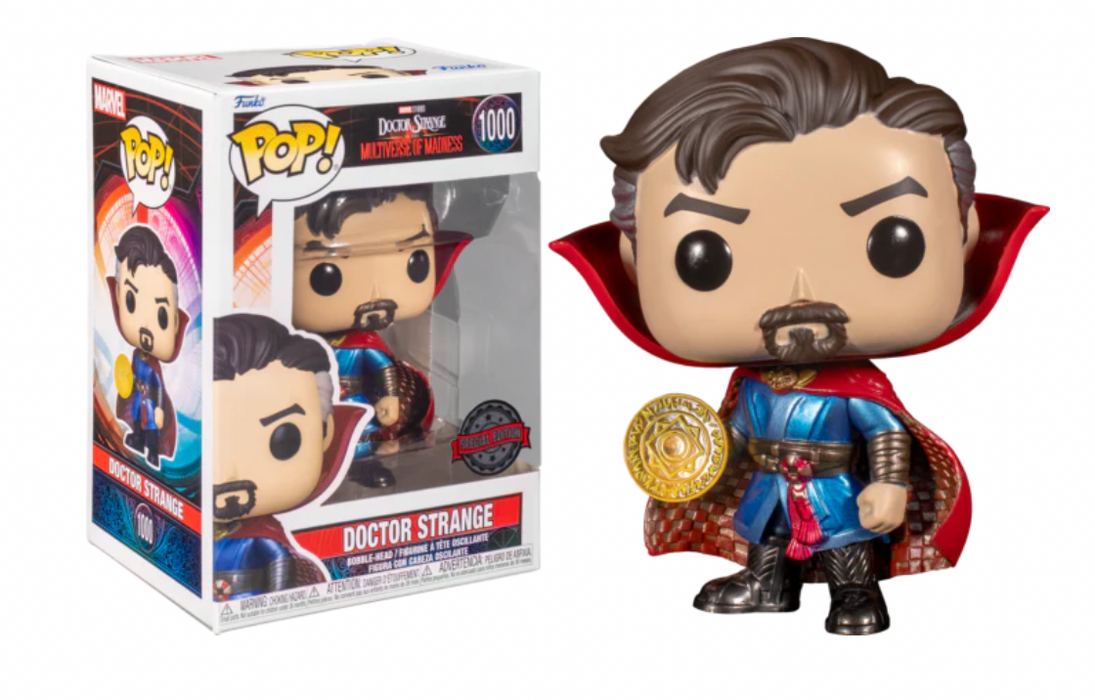 Doctor Strange #1000 Special Edition Metallic Funko Pop! Marvel Doctor Strange In The Multiverse Of Madness