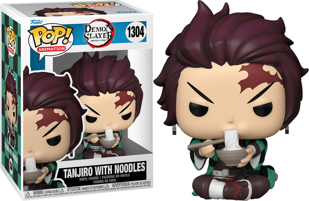 Tanjiro With Noodles #1304 Funko Pop! Animation Demon Slayer