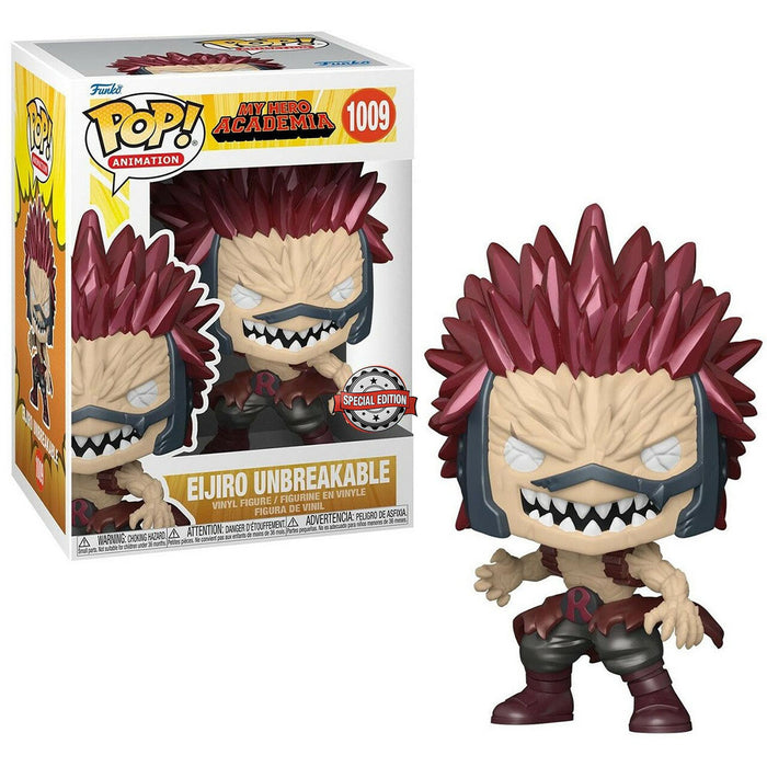 A Funko Pop! figure of Eijiro Unbreakable from My Hero Academia, special edition #1009.