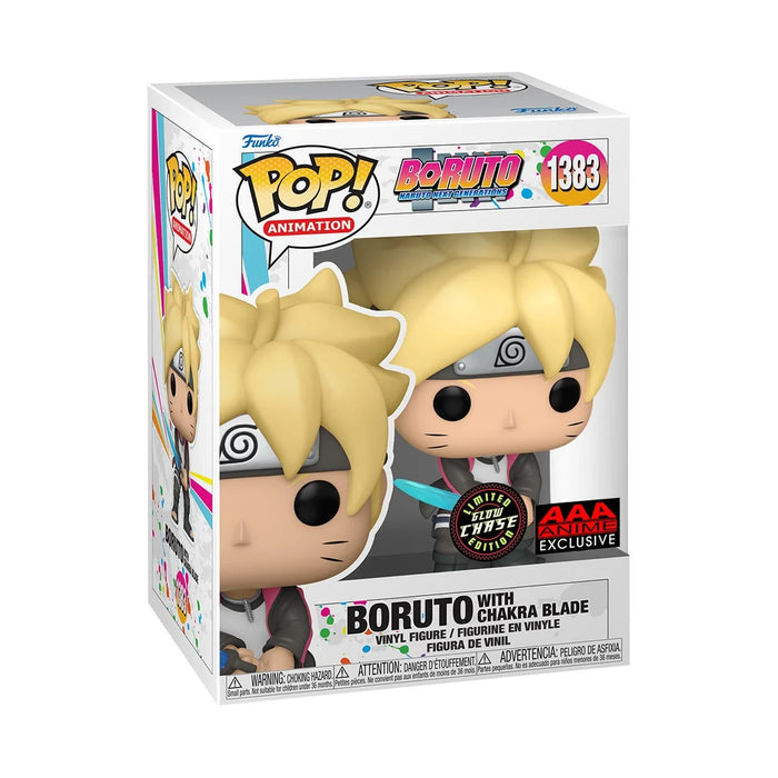 Limited Glow CHASE Boruto: Naruto Next Generations Boruto with Chakra Blade Funko Pop! Vinyl Figure #1383 - AAA Anime Exclusive