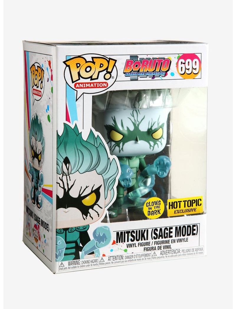 Boruto: Naruto Next Generations, Hot Topic Mitsuki (Sage Mode) GITD Exclusive #699 Funko Pop Vinyl Figure