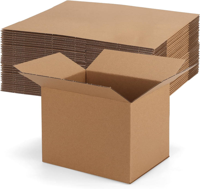 R&R Corrugated Shipping Boxes 8" x 6" x 6" (25 Pack)