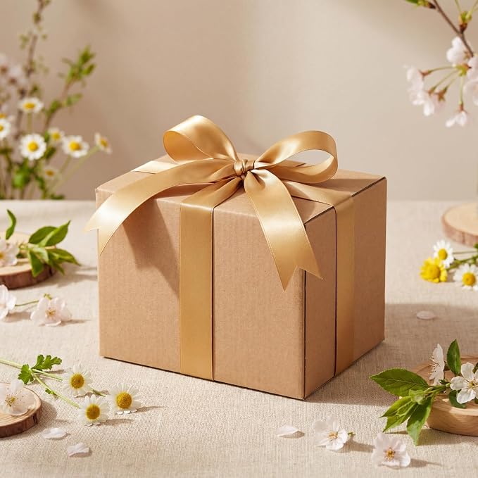 R&R Corrugated Shipping Boxes 8" x 6" x 6" (25 Pack)