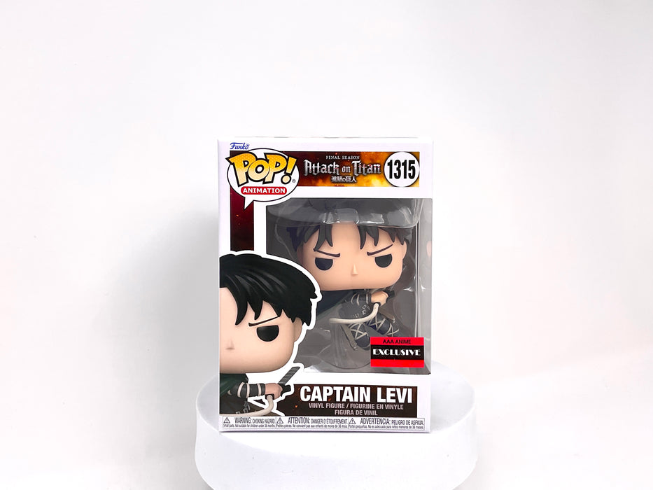 AoT Captain Levi Ackerman Pop! Vinyl Figure  #1315 AAA Anime Exclusive