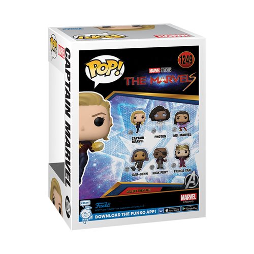 The Marvels Captain Marvel #1249 Funko Pop Vinyl Figure - Image 3