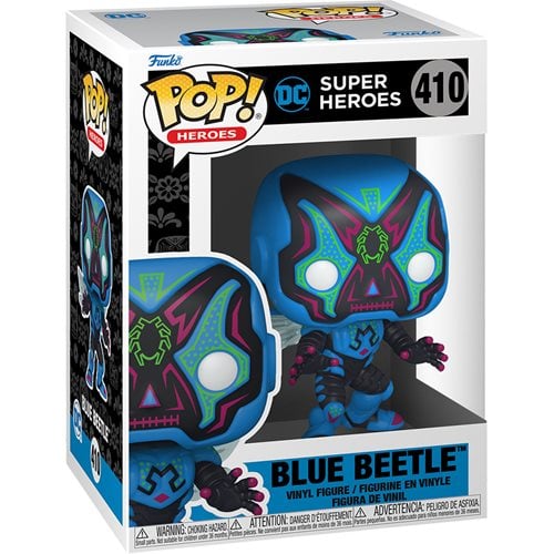 DC Super Heroes Blue Beetle #410 Funko Pop Vinyl Figure - Image 2