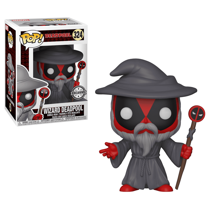 Wizard Deadpool VAULTED #324 Funko Pop Vinyl Figure