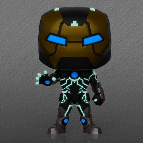Marvel Universe Iron Man Model 39 (Glow in the Dark) GITD Exclusive #555 Funko Pop Vinyl Figure - Image 2