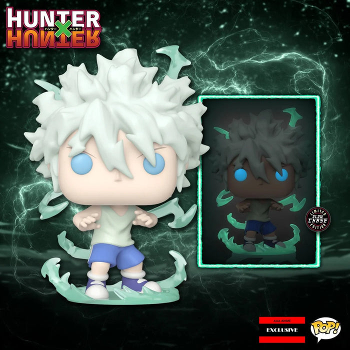 Hunter x Hunter Killua Zoldyck Godspeed AAA Pop! Vinyl Figure #1106 GLOW CHASE