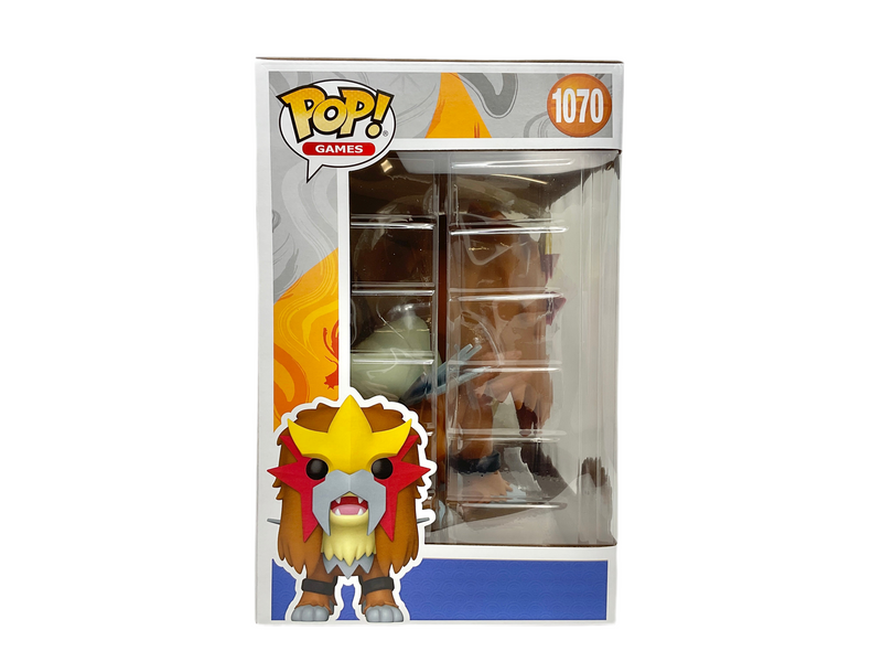 Pokemon Entei Jumbo Pop! Vinyl #1070 - 2025 Convention Exclusive