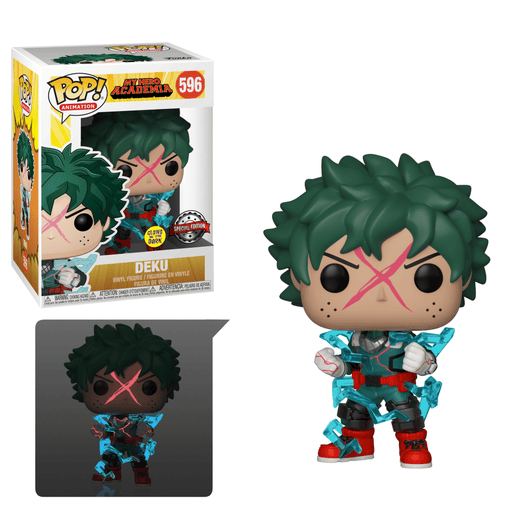 My Hero Academia Deku GITD Exclusive VAULTED #596 Funko Pop Vinyl Figure