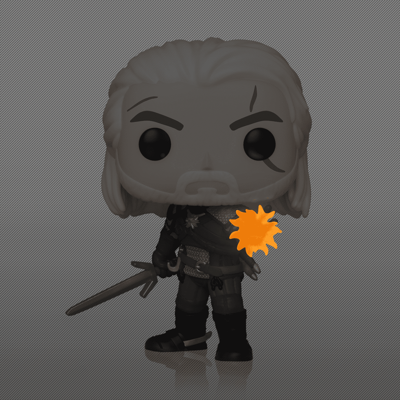 GITD Geralt (Igni) Exclusive VAULTED #554 Funko Pop Vinyl Figure - Image 2