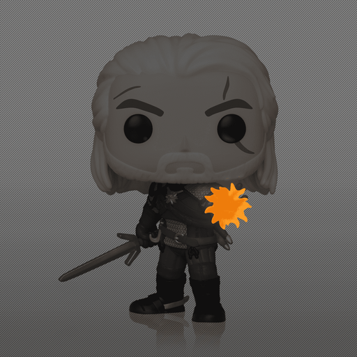 GITD Geralt (Igni) Exclusive VAULTED #554 Funko Pop Vinyl Figure - Image 2