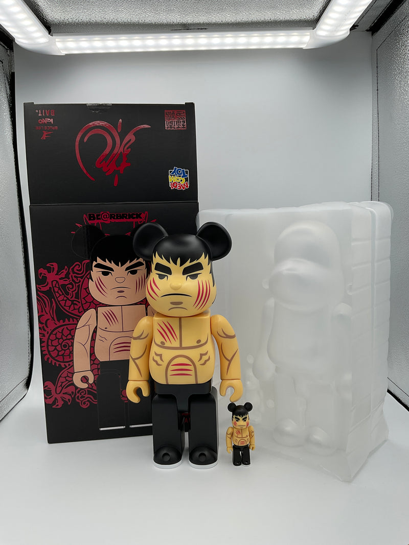 Bruce Lee Enter The Dragon 100% & 400% Bearbrick Medicom Toy Be@Rbrick