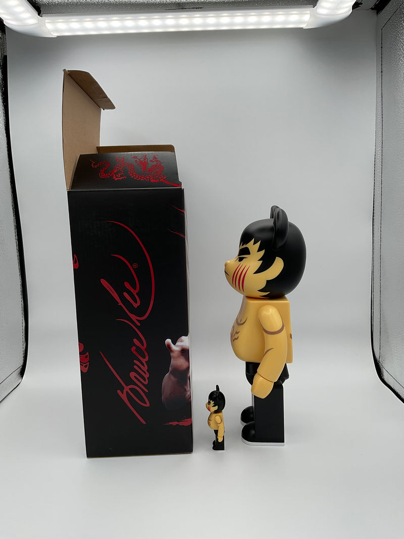 Bruce Lee Enter The Dragon 100% & 400% Bearbrick Medicom Toy Be@Rbrick