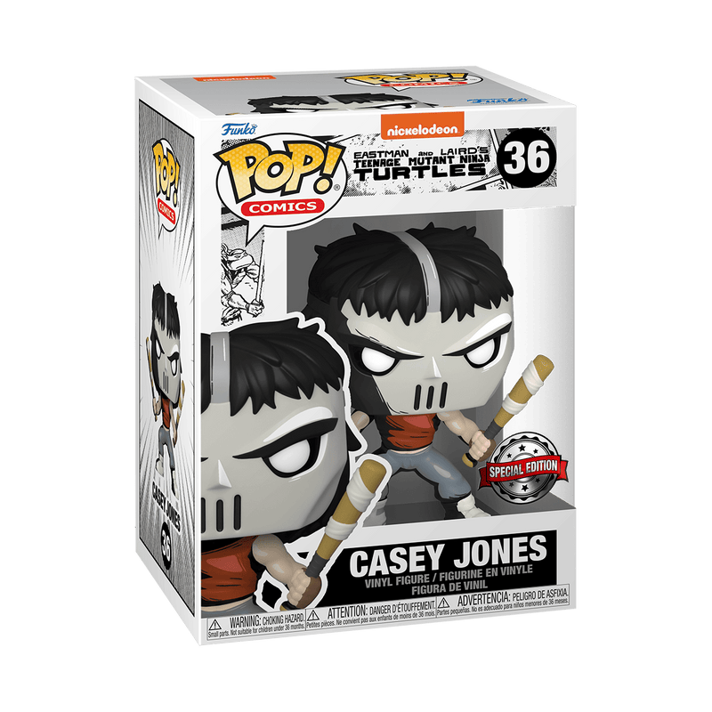 Teenage Mutant Ninja Turtles Casey Jones Exclusive VAULTED #36 Funko Pop Vinyl Figure - Image 2