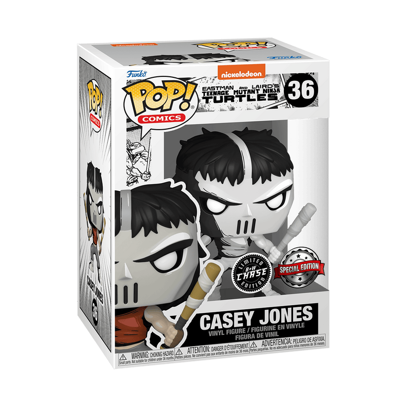Teenage Mutant Ninja Turtles Casey Jones Exclusive VAULTED #36 Funko Pop Vinyl Figure - Image 4