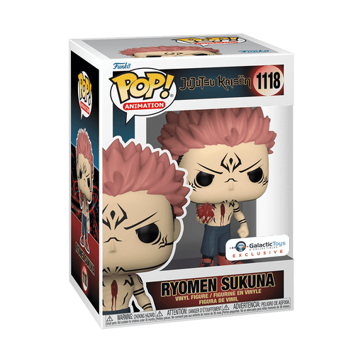 Jujutsu Kaisen Ryomen Sukuna GITD Chase Exclusive VAULTED #1118 Funko Pop Vinyl Figure - Image 2