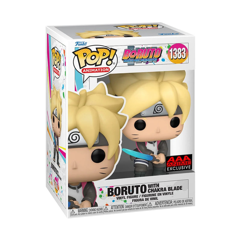 Boruto: Naruto Next Generations Boruto with Chakra Blade Funko Pop! Vinyl Figure #1383 - AAA Anime Exclusive