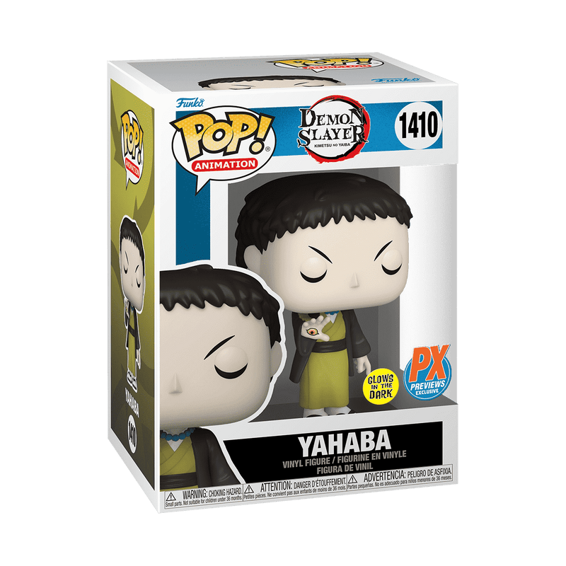 Demon Slayer, PX Previews 1410 Animation - Demon Slayer - Yahaba Glow-In-The-Dark - PX GITD VAULTED #1410 Funko Pop Vinyl Figure - Image 2