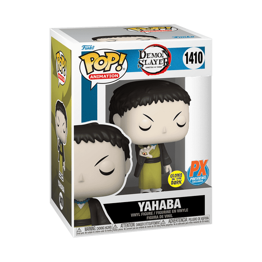 Demon Slayer, PX Previews 1410 Animation - Demon Slayer - Yahaba Glow-In-The-Dark - PX GITD VAULTED #1410 Funko Pop Vinyl Figure - Image 2