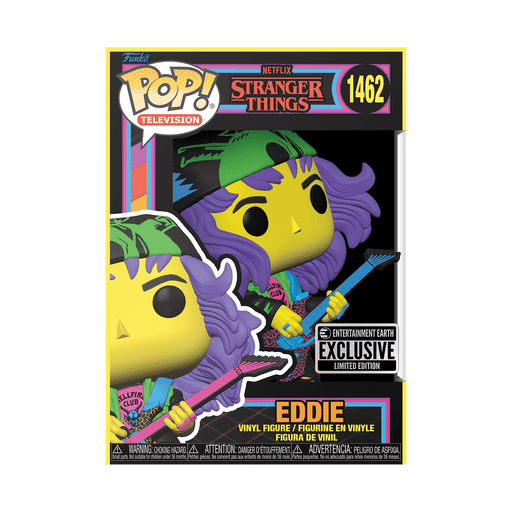 Stranger Things Eddie Black Light Exclusive #1462 Funko Pop Vinyl Figure - Image 2