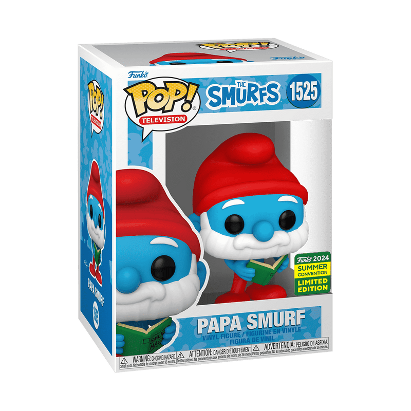 The Smurfs Papa Smurf VAULTED #1525 Funko Pop Vinyl Figure - Image 2