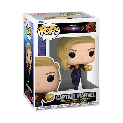The Marvels Captain Marvel #1249 Funko Pop Vinyl Figure - Image 2