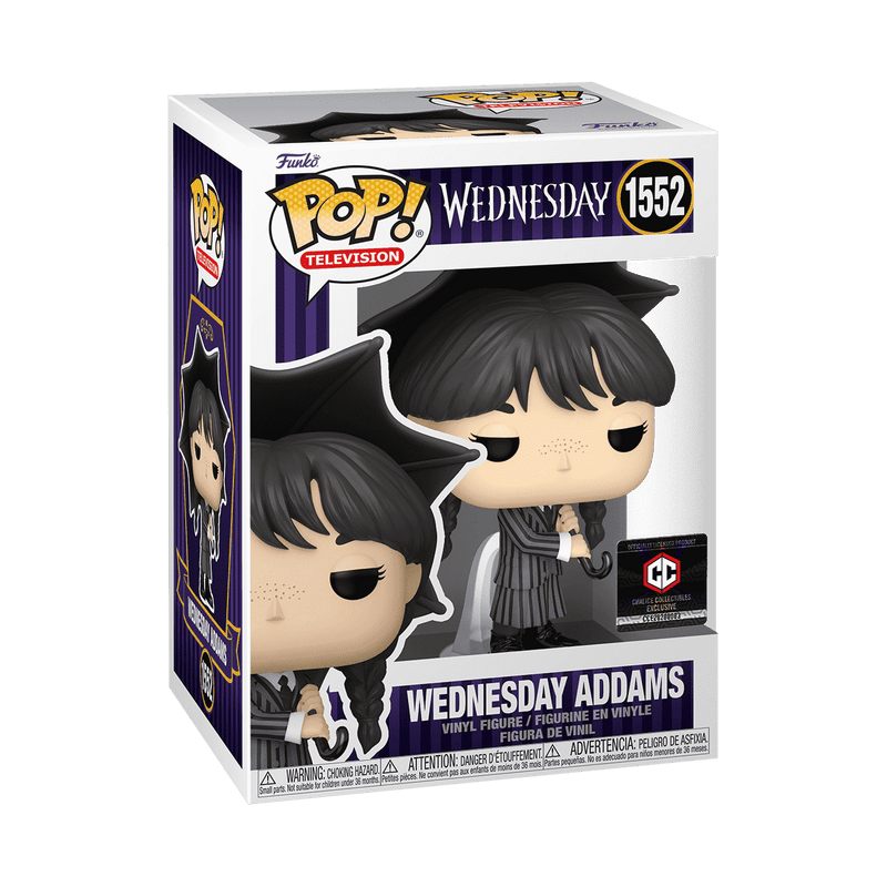 Wednesday Wednesday Addams Exclusive VAULTED #1552 Funko Pop Vinyl Figure - Image 2