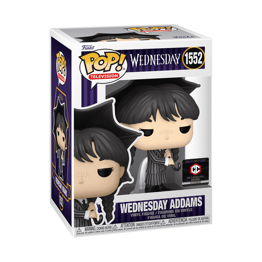 Wednesday Wednesday Addams Exclusive VAULTED #1552 Funko Pop Vinyl Figure - Image 2