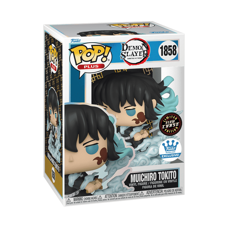 Demon Slayer Muichiro Tokito GITD Exclusive VAULTED #1858 Funko Pop Vinyl Figure - Image 4