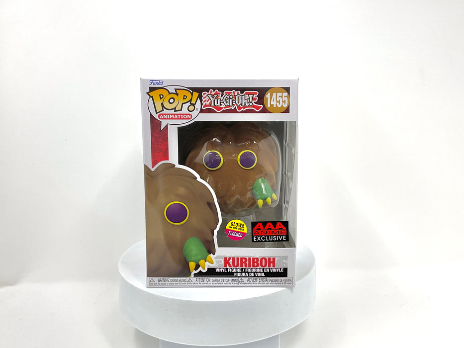 Yu-Gi-Oh! Kuriboh Flocked & GITD Pop! Vinyl Figure #1455 AAA Exclusive