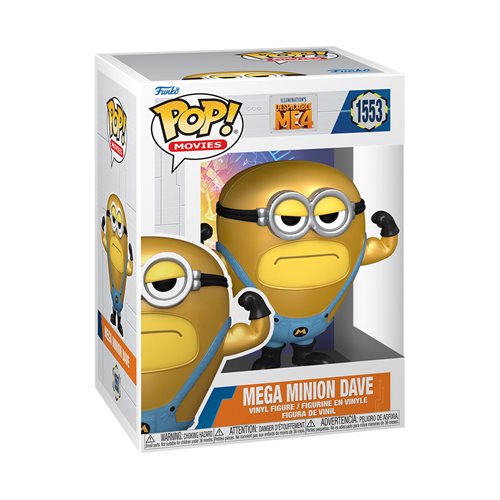 Despicable Me 4 Mega Minion Dave Funko Pop! Vinyl Figure #1553 - Image 3