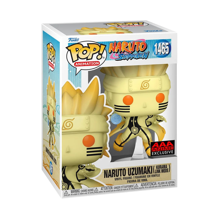 Naruto Uzumaki (Kurama Link Mode) #1465 AAA Exclusive Funko Pop! Animation Naruto Shippuden